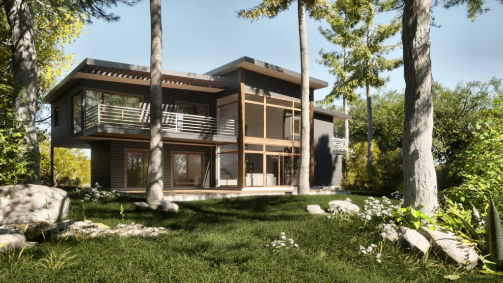Casa BMV — visualización arquitectónica